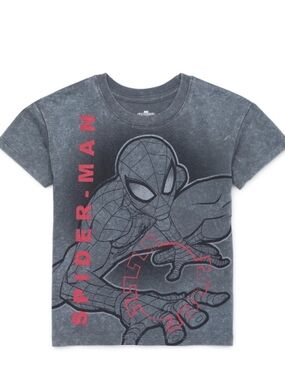 Marvel Spider-Man Toddler Short Sleeve Graphic Crewneck Tee, Sizes 2t